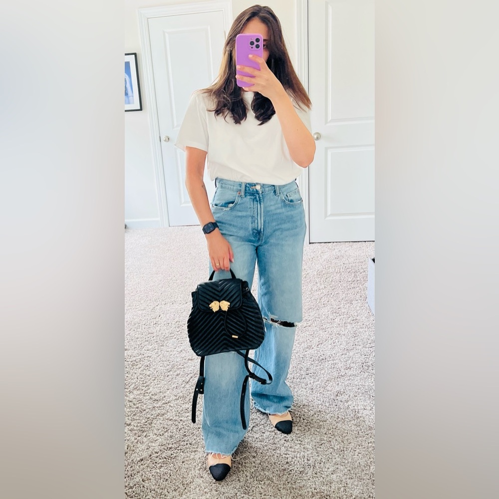 🎒🖤 Zara Black Backpack – Chic & Timeless